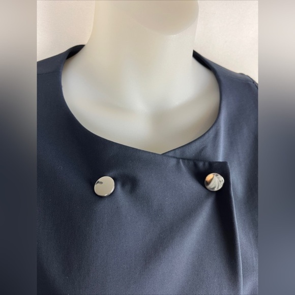 Lafayette 148 Dayle Double Breasted Snap Closure 3/4 Sleeve Tie Waist Jacket 8 - Picture 14 of 16